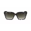 Victoria Beckham VB672S5715010 Naiste ülisuured ruudukujulised päikeseprillid - must atsetaatraam, hall polükarbonaatklaas, 57/15/140 mm