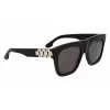 Victoria Beckham VB675S5220001 Naiste Päikeseprillid - Must atsetaatraam, Hallid polükarbonaat läätsed, 52 mm