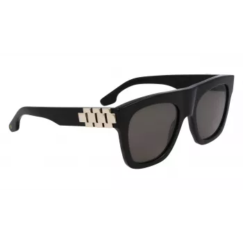 Victoria Beckham VB675S5220001 Naiste Päikeseprillid - Must atsetaatraam, Hallid polükarbonaat läätsed, 52 mm