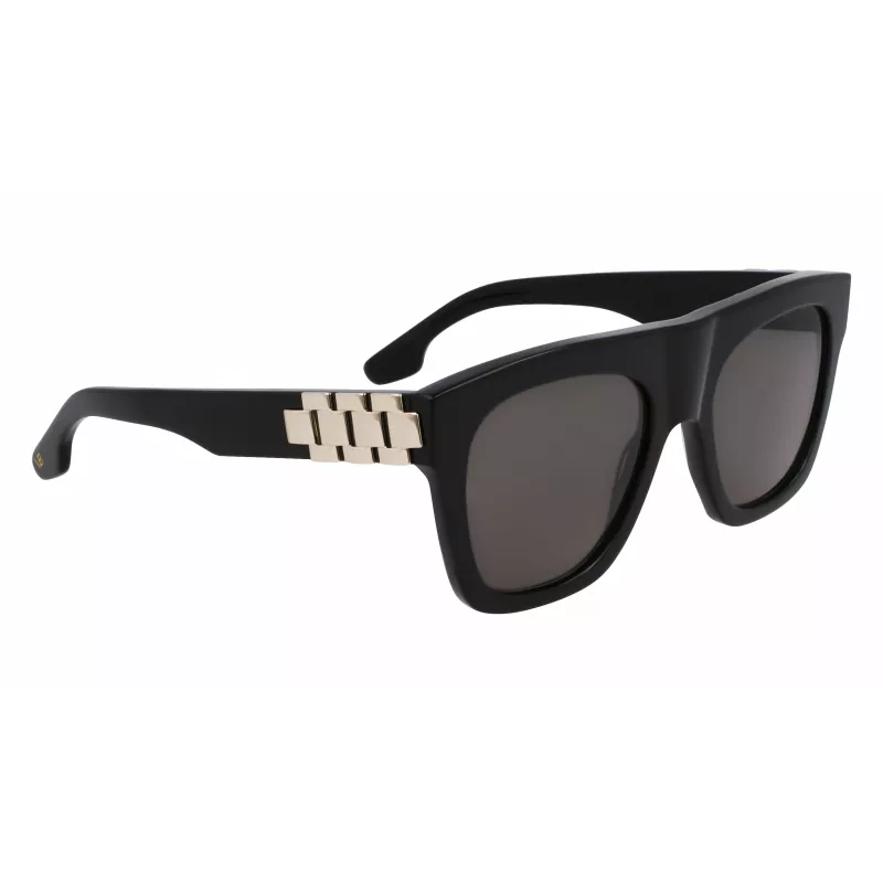 Victoria Beckham VB675S5220001 Naiste Päikeseprillid - Must atsetaatraam, Hallid polükarbonaat läätsed, 52 mm