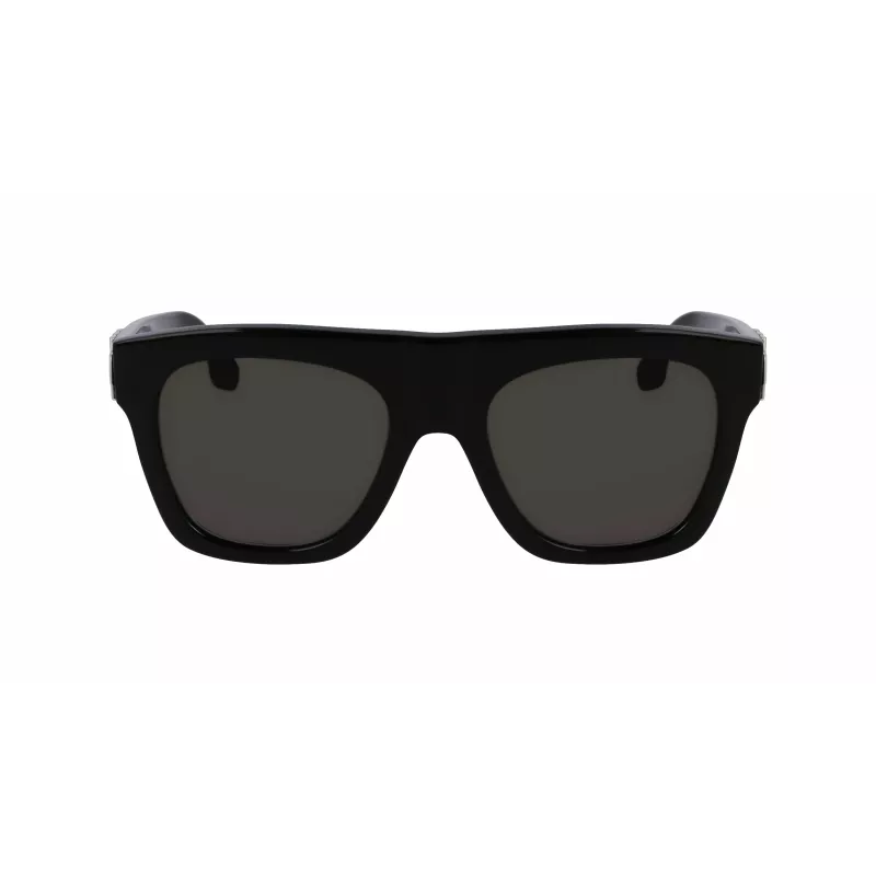 Victoria Beckham VB675S5220001 Naiste Päikeseprillid - Must atsetaatraam, Hallid polükarbonaat läätsed, 52 mm