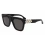 Victoria Beckham VB675S5220001 Naiste Päikeseprillid - Must atsetaatraam, Hallid polükarbonaat läätsed, 52 mm