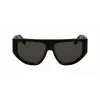 Victoria Beckham VB676S 5514001 Naiste ruudukujulised päikeseprillid, must atsetaat, tumehallid läätsed, 55/14/145 mm, UV400