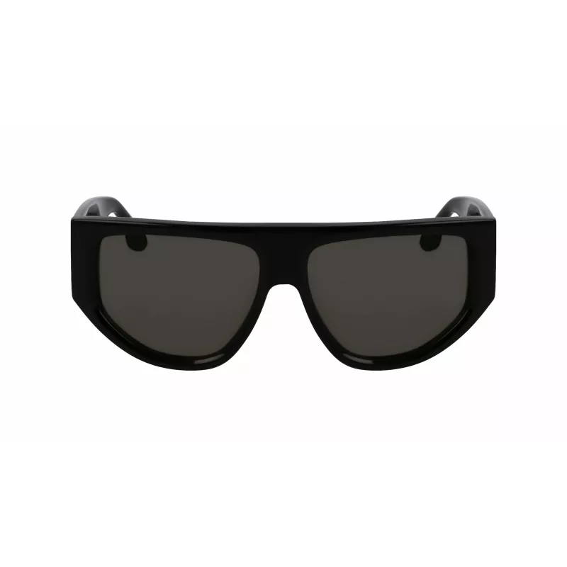 Victoria Beckham VB676S 5514001 Naiste ruudukujulised päikeseprillid, must atsetaat, tumehallid läätsed, 55/14/145 mm, UV400