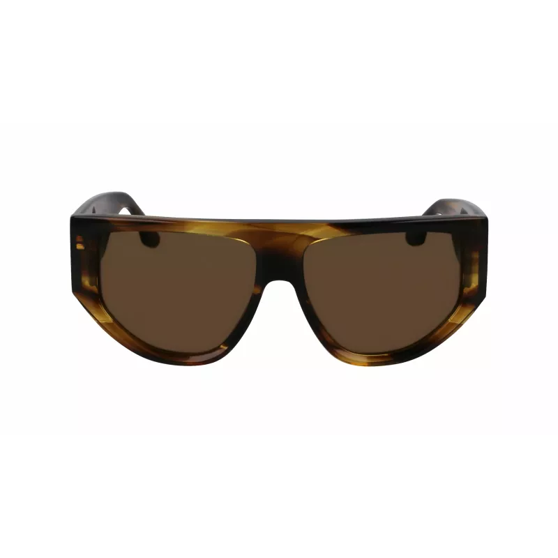 Victoria Beckham VB676S naiste päikeseprillid - Havana pruun atsetaatraamiga pruunide gradiendiläätsedega - 55/14/145 mm