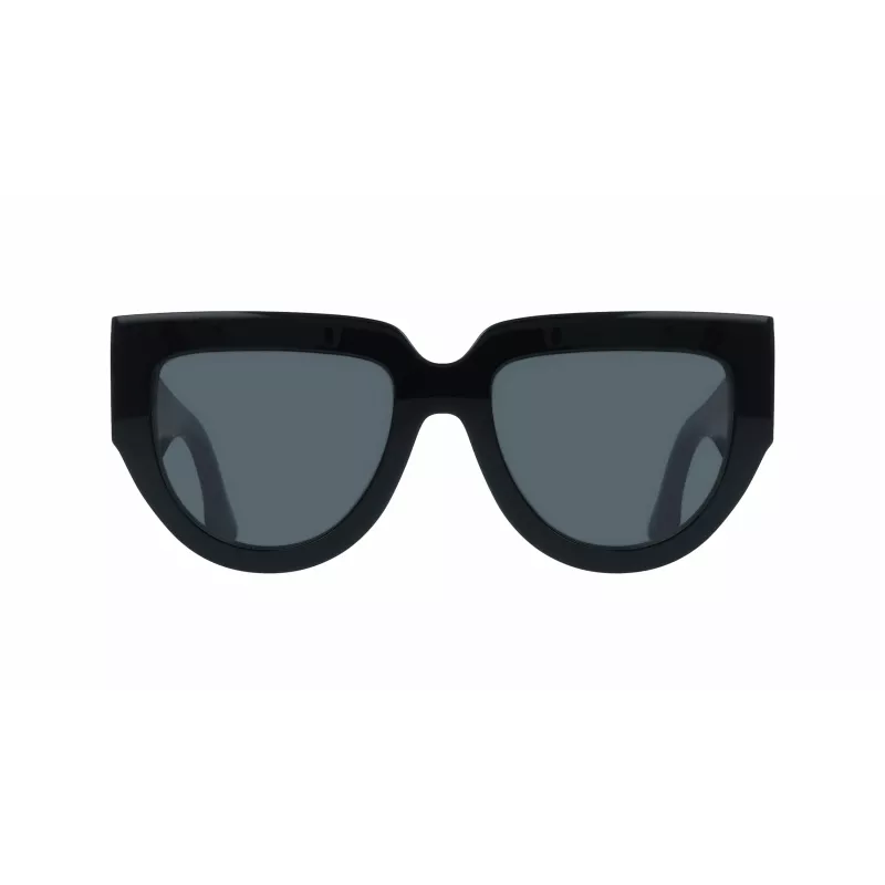 Victoria Beckham VB679S 53mm ruudukujulised päikeseprillid naistele, must raam, hallid UV400 läätsed