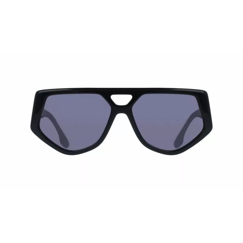 Victoria Beckham VB681S5815001 Naiste ruudukujulised päikeseprillid, must atsetaatraam, hallid läätsed, 58 mm