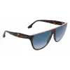 Victoria Beckham VB682S6113234 Naiste ülisuured ruudukujulised päikeseprillid Havana pruun gradient