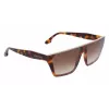 Victoria Beckham VB683S5812215 Naiste Päikeseprillid - Must/Hall - 58/12/145 mm