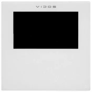 VIDOS 2IP M201W-X 7-tolline IP-videouksemonitor puuteekraaniga, valge