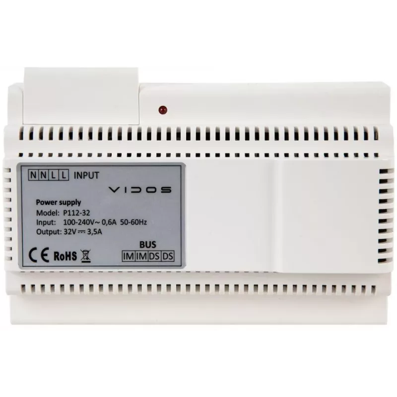 VIDOS 2IP P112-32 Toiteplokk 24V 2A DIN Rail