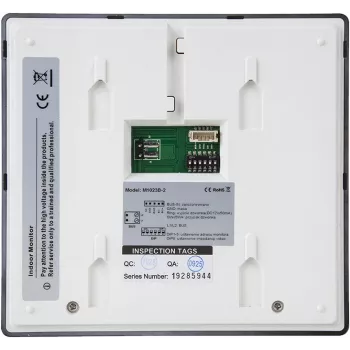 VIDOS DUO M1023B-2 7-tolline TFT LCD uksekaamera monitor, must