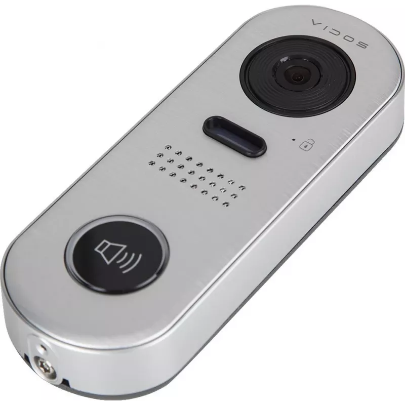 VIDOS DUO S1001 uksejaam - Full HD 1080p, 2-juhtmeline, IP65, hõbedane/hall
