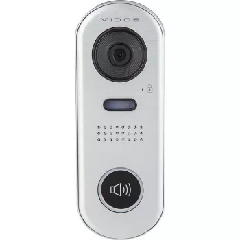 VIDOS DUO S1001 uksejaam - Full HD 1080p, 2-juhtmeline, IP65, hõbedane/hall