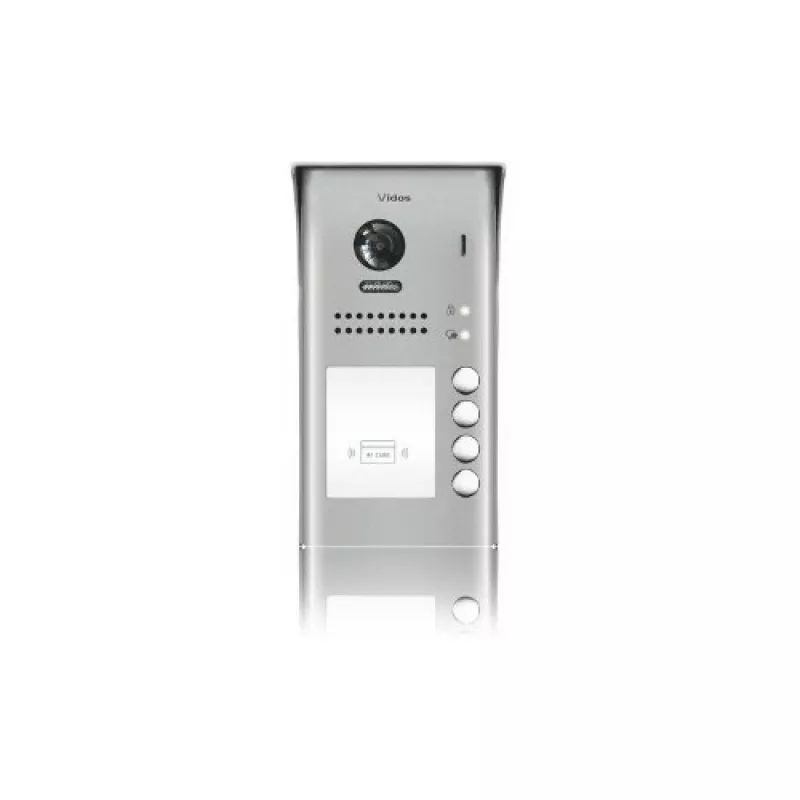 VIDOS Duo S1104A nelja pere väravajaam, roostevaba teras, pinnakinnitus, 2-juhtmeline, IP65