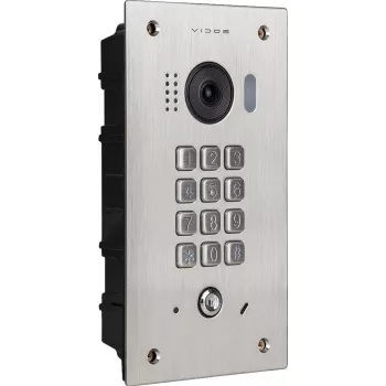 VIDOS DUO S1411D Uksejaam - Full HD 1080p, 2-juhtmeline, IP65, hõbedane