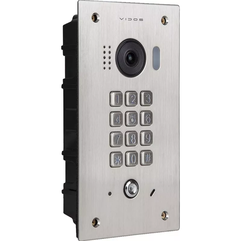 VIDOS DUO S1411D Uksejaam - Full HD 1080p, 2-juhtmeline, IP65, hõbedane