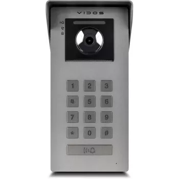 VIDOS IPX S100 välipaneel IP-videouksetelefon 2MP 1080p PoE Wi-Fi must