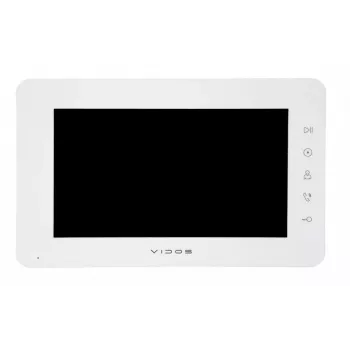 VIDOS X M12W 7-tolline Wi-Fi videouksetelefon monitor valge