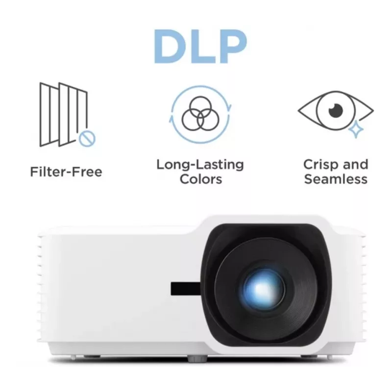 ViewSonic LSD400W Laserprojektor WXGA 4000 ANSI luumenit lühikese heitega