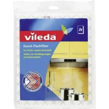 Vileda õhupuhasti lapikfilter 2-pakk 1446 – lõigatav rasvafilter õhupuhastitele, 570 x 470 mm, valge