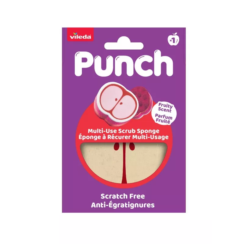 Vileda Punch universaalne käsn – õun, 1 tk