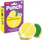 Vileda Punch painduv küürimiskäsn, sidrun, 1 tk