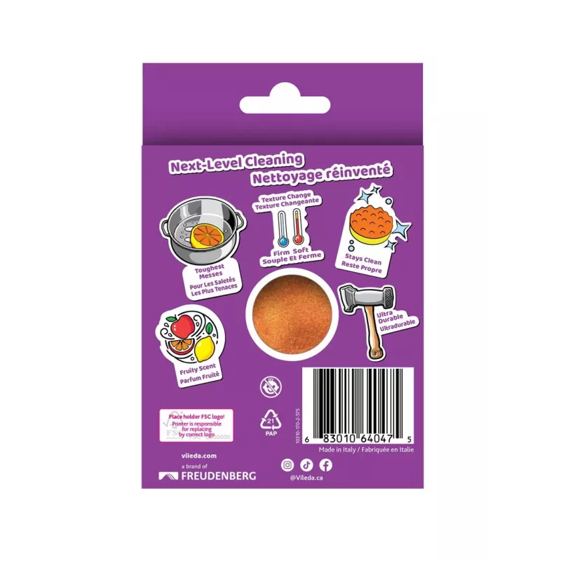 Vileda Punch Strong oranž küürimisšvamm, 1 tk