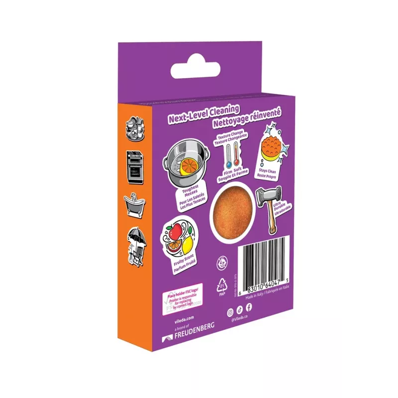 Vileda Punch Strong oranž küürimisšvamm, 1 tk