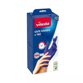 VILEDA Safe Hands – Nitriilkindad M/L 100 tk