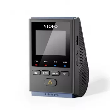 VIOFO A119M Pro 2K QHD sõidukaamera Sony STARVIS 2 IMX675, sisseehitatud GPS ja Wi-Fi, superkondensaator, 140° vaateväli, 1,5-tolline ekraan