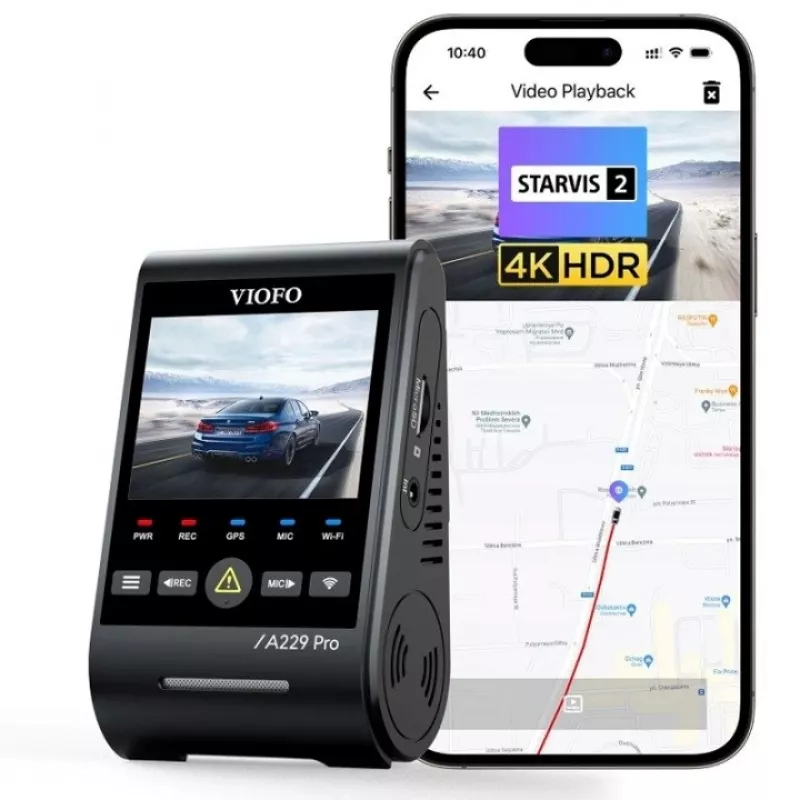 VIOFO A229 PRO 1CH-G GPS sõidukaamera