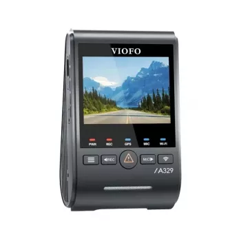 VIOFO A329S 1CH GPS 4K UHD Sõidukaamera Sony STARVIS 2 IMX678, Sisseehitatud GPS, Wi-Fi, Parkimisrežiim, 2,4-tolline LCD, Superkondensaator, Kuni 512GB