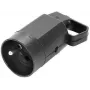 VIPLAST 315-05 Pindpaigaldatav pistikupesa maandusega, 2P+Z, 16A, 250V, IP20, must