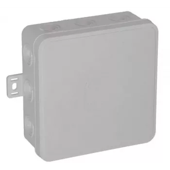 VIPLAST V7 Klik Pindpaigaldatav Tühi Harukarp, 12 Kaabli Avaga, Valge, IP54, 100x100x41mm