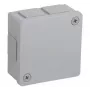 VIPLAST VP-22 Pindpaigaldatav ühenduskarp, 6 kaabli sisseviiku, tühi, hall, IP55, 86x86x40 mm