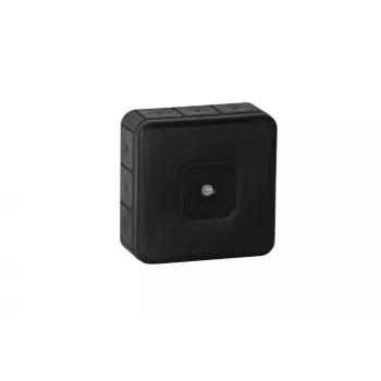 VIPLAST VP-31 Pindkinnitusega tühi ühenduskarp, 12 avaust, IP55, must, 85x85x37 mm