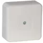 VIPLAST VP-31 Pindpaigaldatav tühi harukarp, 12 kaabli sisseviiku, IP55, valge, 85x85x37 mm