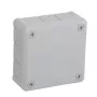 VIPLAST VP-41 pinnale paigaldatav tühi ühenduskarp, 12 kaabli sisseviiku, hall, IP55, 98x98x42mm