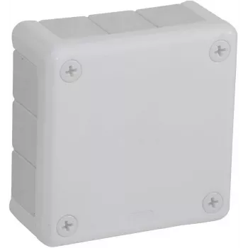 VIPLAST VP-41 Pindpaigaldatav ühenduskarp, tühi, 12 kaablisisseviiku, valge, IP55, 98x98x42 mm
