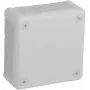 VIPLAST VP-41 Pindpaigaldatav ühenduskarp, tühi, 12 kaablisisseviiku, valge, IP55, 98x98x42 mm