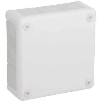 VIPLAST VP-51 pinnapaigaldatav tühi harukarp, 12 kaablisisendit, valge, IP55, 118x118x46 mm