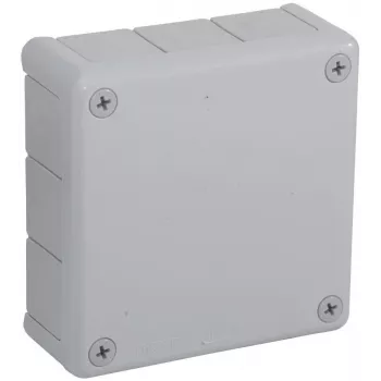 VIPLAST VP-51 Pindpaigaldatav ühenduskarp, 12 ava, hall, IP55, 118x118x46 mm