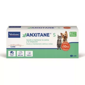 Virbac Anxitane 30 närimistabletti koertele ja kassidele – L-teaniini rahustav toidulisand