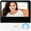 Virone VDP-67 videouksetelefon FullHD 1080p, 7-tolline värviline LCD-ekraan, RFID-lugeja, Tuya Smart Wi-Fi