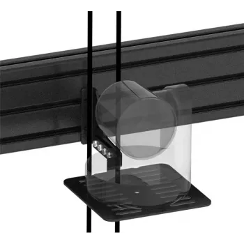 Vision VFM-MNU/P3X75 vastupidav seina- ja siinikinnituskomplekt 3 LCD-ekraanile 65–75 tolli portreeasendis teras alumiinium must
