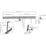 Vision VFM-MNU/P4X55 raskeveok videoseina kinnituskomplekt 4x 50-55 tolli LCD-ekraanidele, portree, sein/relss, must