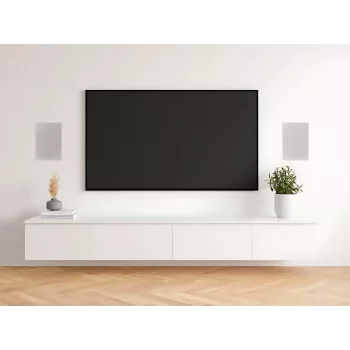 Vivolink seinaesiste kõlarite paar 60W 2-teeline 6,5 inch bassikõlar siidist kupliga kõrgsageduskõlar valge (VLSPIW60W)