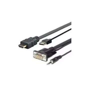 VivoLink PRO HDMI+USB ja Micro VGA seinale paigaldatav lüliti (PROHDMIMVGA3)