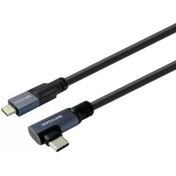 Vivolink PROUSBCMM10A USB-C - USB-C nurgaall kaabel 1m 10Gbps 100W 4K